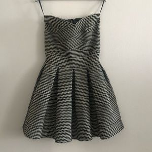 Fit and flair bandage dress